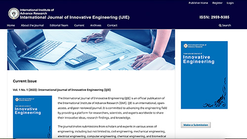IJIE journal website