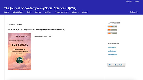 TJCSS journal website